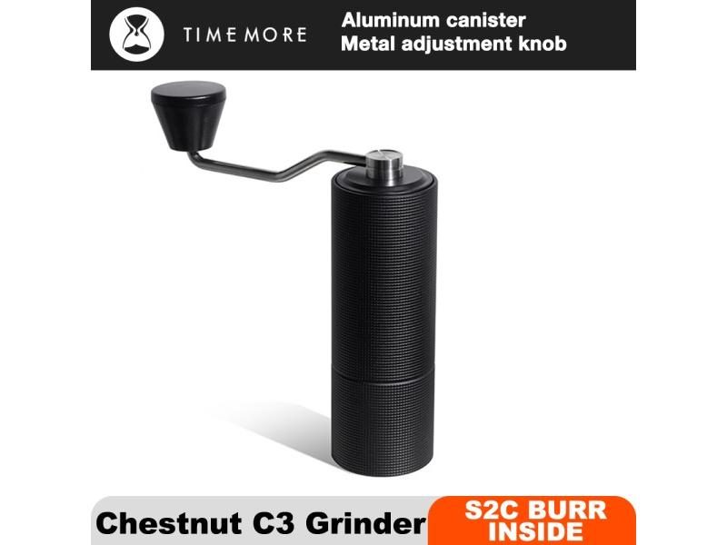 TIMEMORE Chestnut C3 Manual Coffee Grinder Portable Pour Over Espresso Grinder Carousel 1