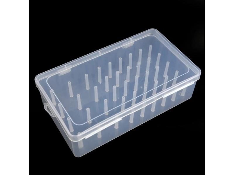 42Pcs Axis Sewing Spool Container Threads Organizer Plastic Box Carousel 1
