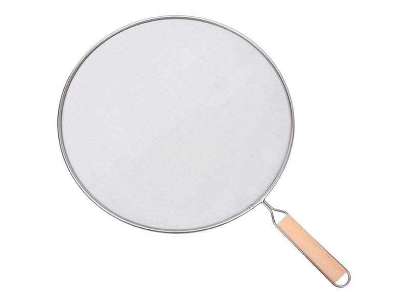 Cooking Frying Stainless Steel Anti Splatter Guard Oil Net Grease Splatter Carousel 1