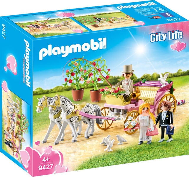 Playmobil 9427 ~ Wedding Carriage *Brand New* Carousel 1