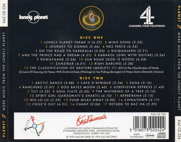 Various Artists ~ Planet 2 More Music From The Lonely Planet [2CDs] Carousel 2