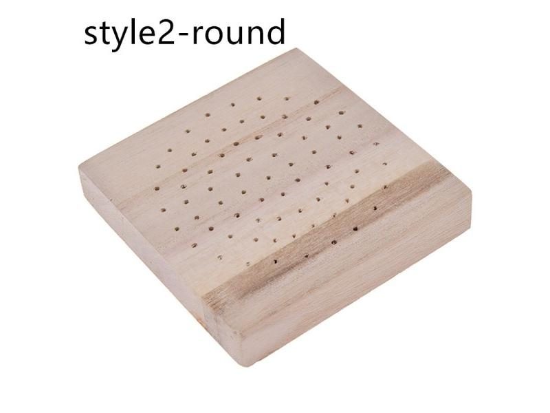 Wooden Pottery Clay Base Plug Board Modeling Tools For DIY Clay Pottery Plate Carousel 1