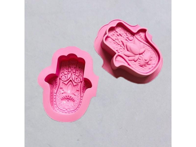 2/4pcs Silicone Soap Molds DIY Handmade Form For Hand Palm Shaped Toilet Soaps Carousel 1