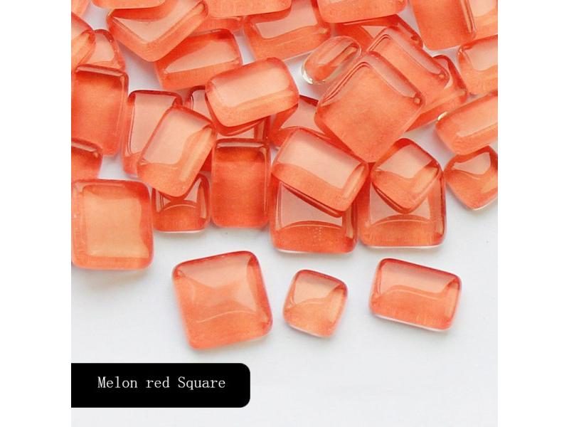1000G Various DIY Mosaic Crystal Glass Tiles Colorful Glitter Stone Handcraft Carousel 1