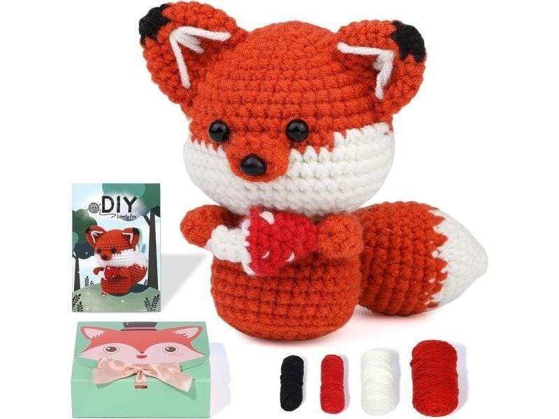 LMDZ Crochet Kit For Beginners Crochet Starter Kit Owl Crocheting Animals Kit Carousel 2