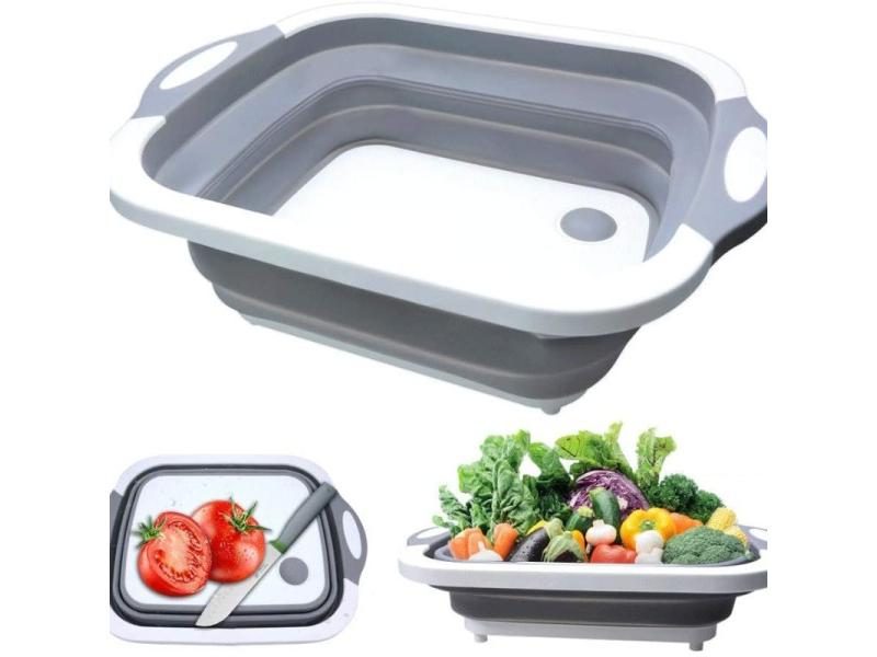 Household Foldable Plastic Wash Basin For Travel Outdoor Carousel 2
