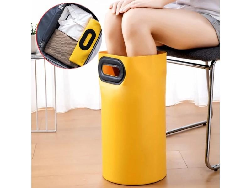 Folding Foot Bath Bucket Portable Thicken Soaking Basin Multi-functional Feet Carousel 2