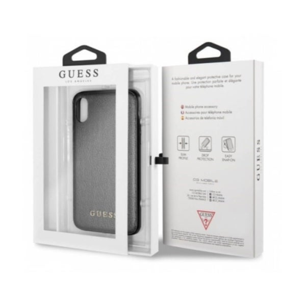 Official Guess Black PU Leather Phone Case for iPhone XS Max Carousel 5