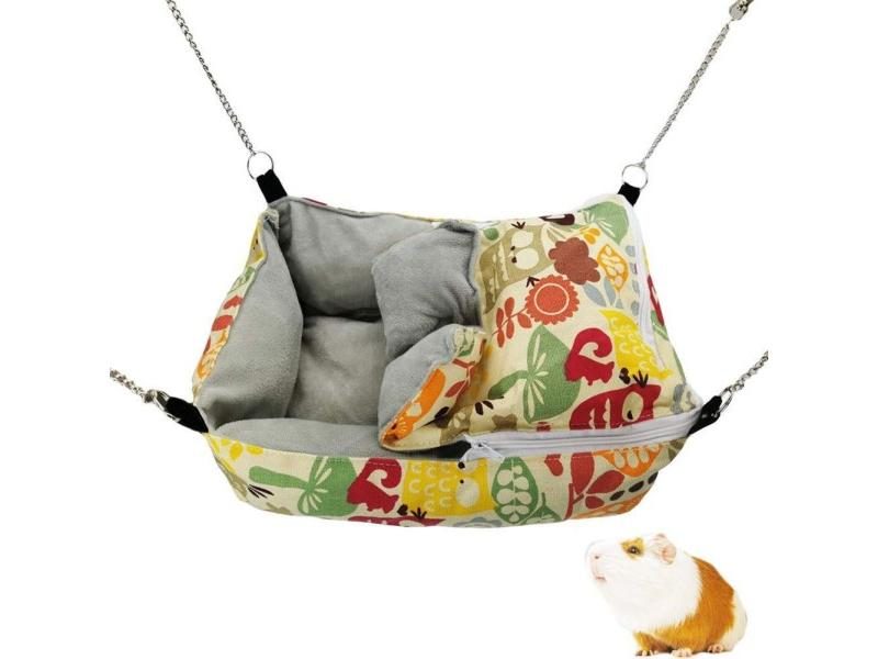 Pet Winter Warm Hammock For Hamster Chinchilla Guinea Rabbit Carousel 1