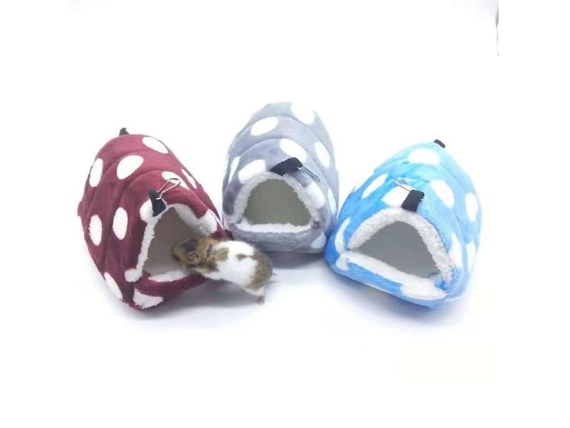 Pet Hamster Winter Warm House Plush Hanging Bed For Small Animals Carousel 2
