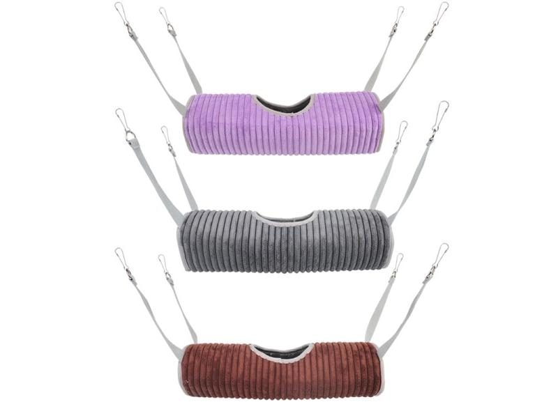 Winter Warm Hamster Tunnel Hammock For Small Animals Sugar Glider Tube Swing Carousel 2