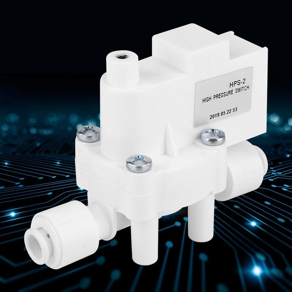 1/4" DC 24V High Pressure Switch For Pump RO Water Fitlers Reverse Osmosis Tank Carousel 1