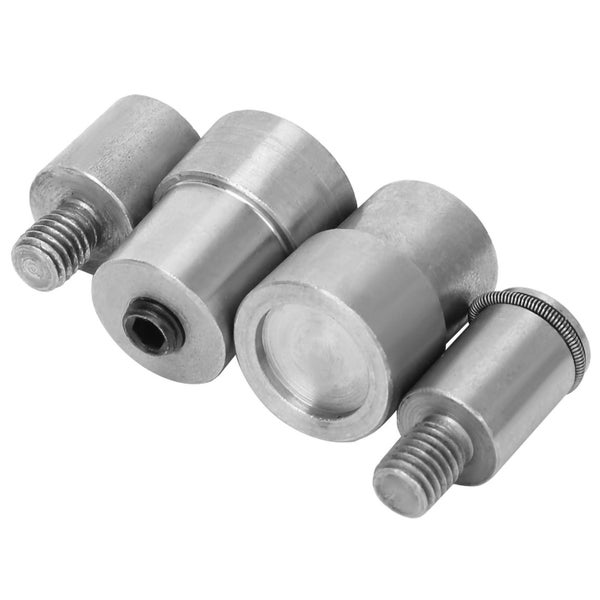 4Pcs Snap Button Die Mould Silver Stainless Steel Replacement Kits Carousel 2