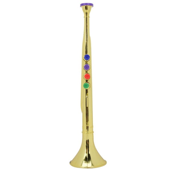 Kid Trumpet Golden Coated Plastic Children Carousel 1