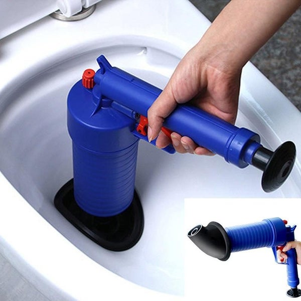 Air Pump Pressure Unblocker Pipe Plunger Drain Cleaner Sewer Sinks Carousel 2