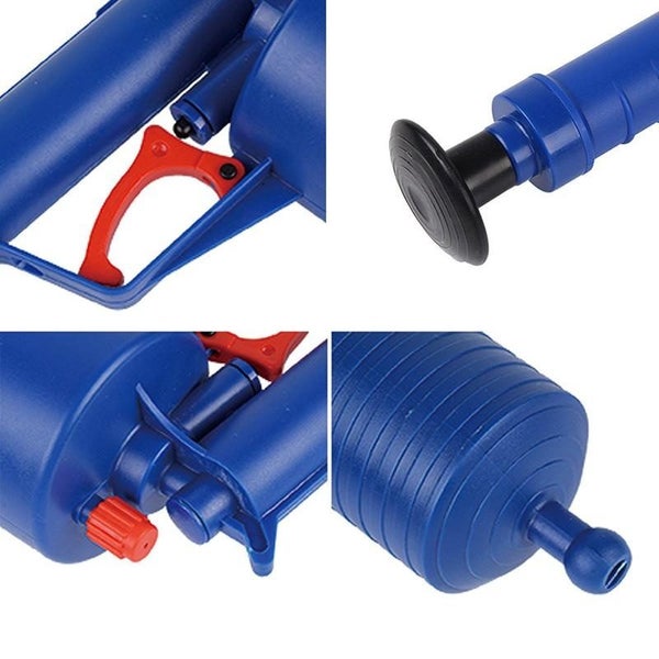 Air Pump Pressure Unblocker Pipe Plunger Drain Cleaner Sewer Sinks Carousel 6