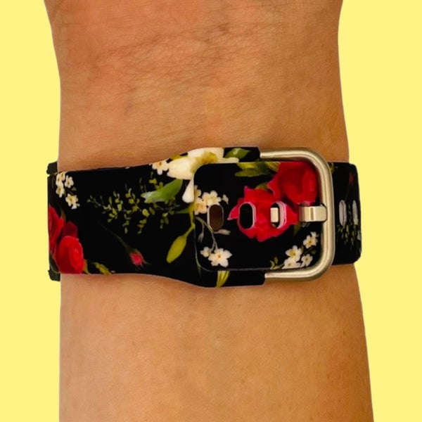 Silicone Pattern Watch Straps compatible with the Skagen 22mm Range Carousel 5