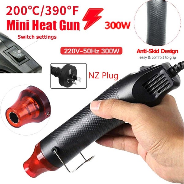 300W Heat Gun Hot Air Shrink Wrap Embossing Drying Paint Epoxy Resin 3669301 Carousel 1