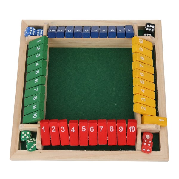 Dice Game Math Game Wooden Board Pub Party Family Parent Child Interactive Game Carousel 2