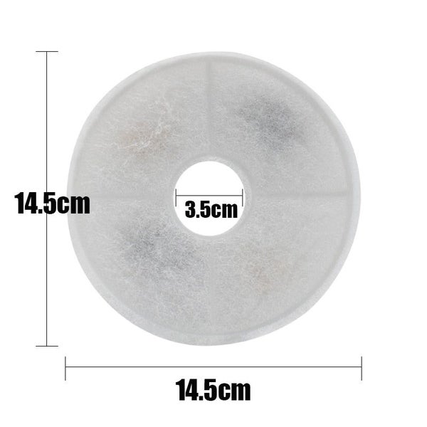8PCS Activated Carbon Filter For Catit Automatic 15cm Pet Drinking Founta CHK177 Carousel 9