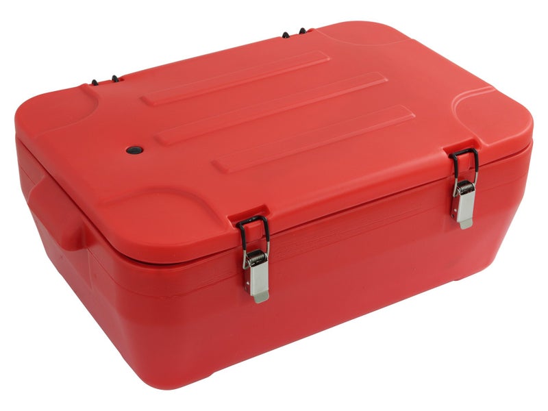 40L Insulated Hot or Cold Food Box Carrier - Stainless Steel Interior Carousel 1
