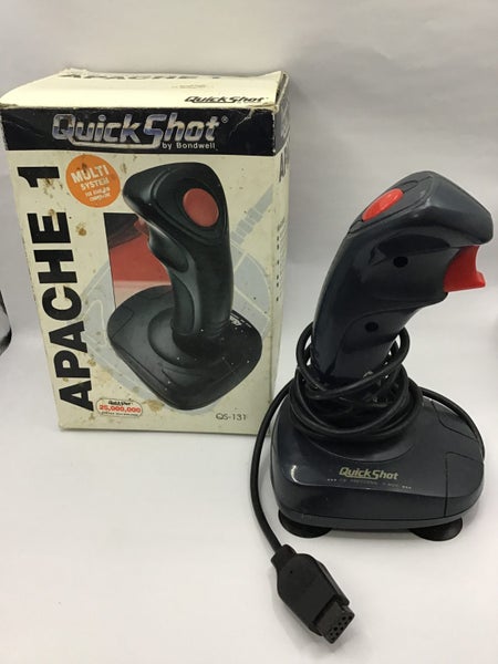 * Quick Shot Joystick QS-131 for Atari & Commodore w/ Box * Carousel 1
