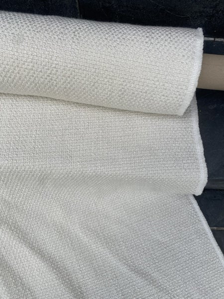 Cream boucle textured fabric Carousel 1