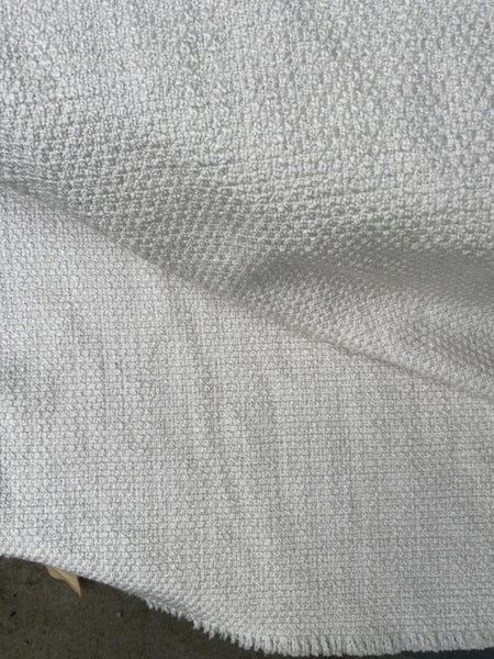 Cream boucle textured fabric Carousel 2