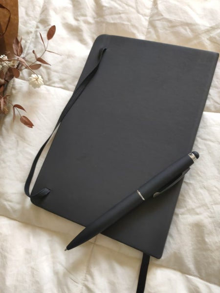 Tik Tok merch, lined journal and logo pen Carousel 5