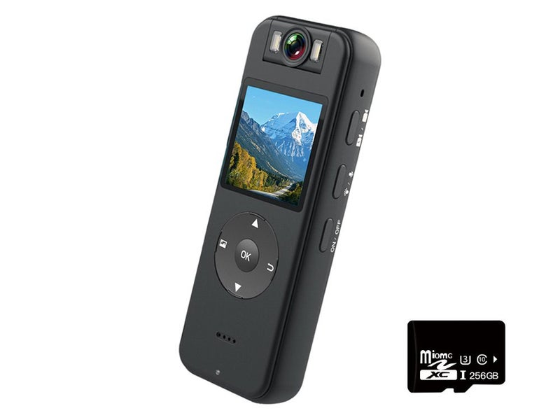 Body Camera HD 4K Body Cam Body Worn Camcorder with Audio and Video Recording Carousel 1