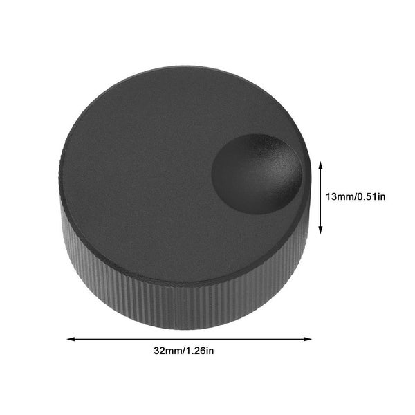 Black Frosted Solid Aluminum Knob Carousel 2