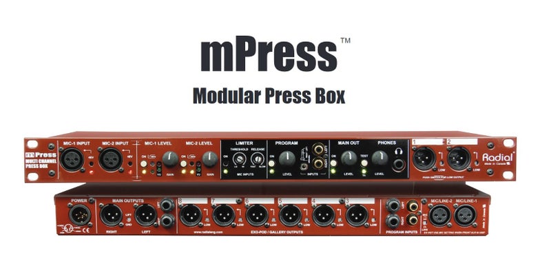 Radial mPress Broadcast Press Box Carousel 1