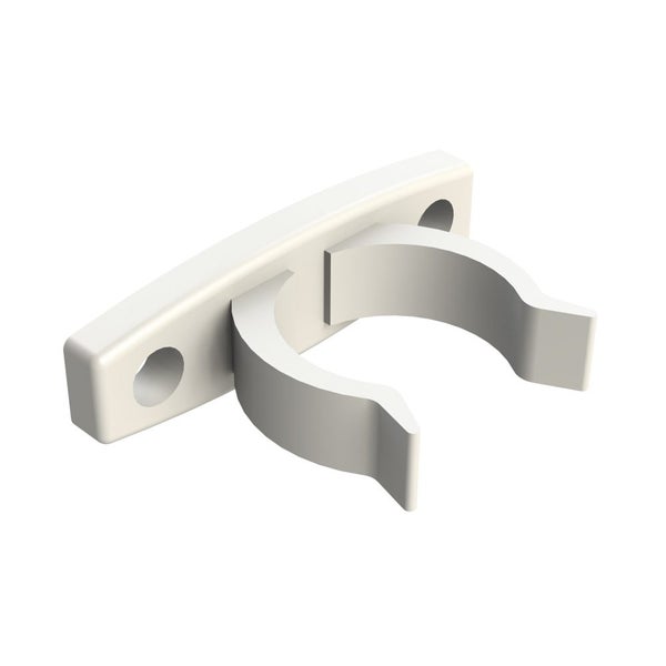 Emro Door Clip Only 25mm White 456WH Carousel 1