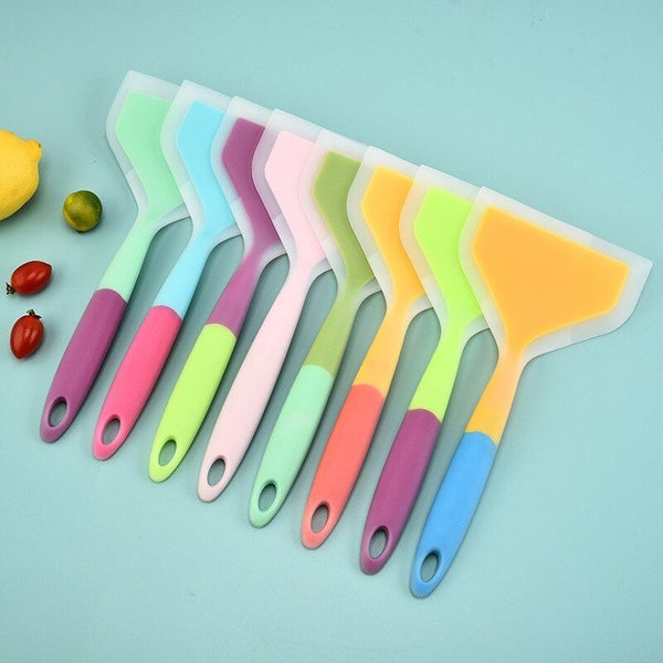 1PCS Random Color Silicone Kitchen Ware Cooking Utensils Spatula Beef Carousel 1