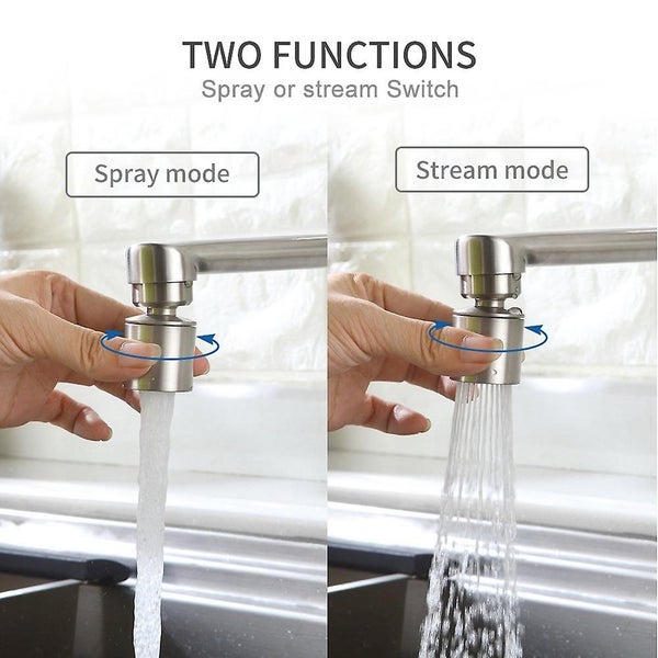 wall-mounted Kitchen Mixer 2 Water Jets Kitchen Faucet 360 Rotatable Faucet Wal Carousel 4