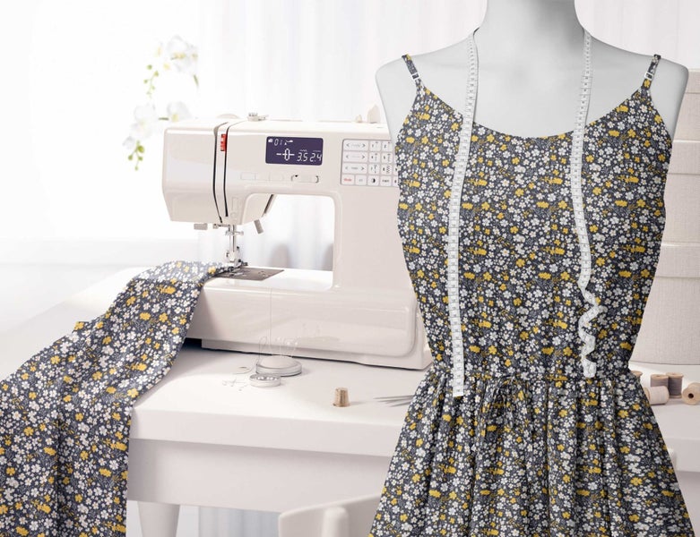 Soimoi Velvet Blue Fabric By the Yard - 54 Inch Wide - Florals Print Fabric - Carousel 6