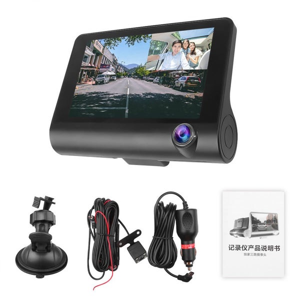 HD Three-Lens DASH CAM for Car Recording with Night Vision Carousel 1
