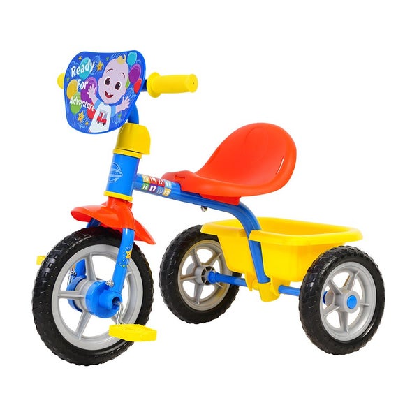 Cocomelon Pedal Bike Trike Ride On Toy Bucket Kids Children Toddler 3y+ Yellow Carousel 1