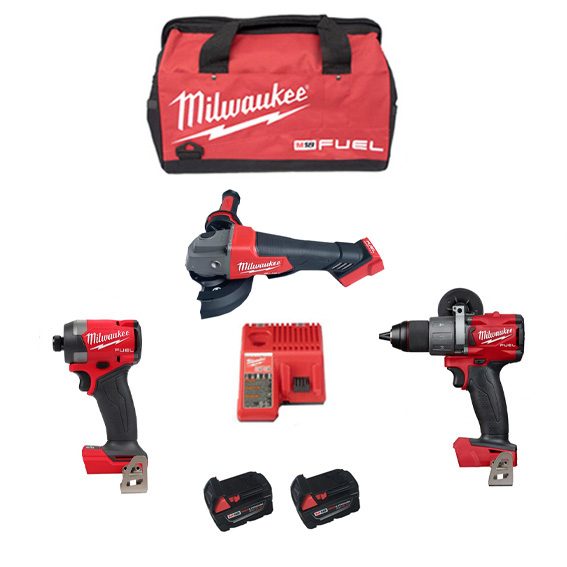 NEW Milwaukee Combo 3 Piece Kit M18 FUEL GEN 4 Carousel 1