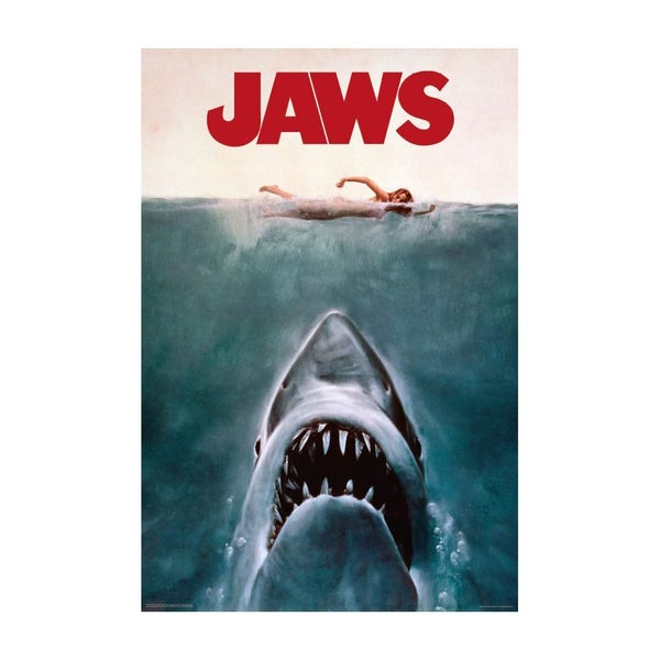 Impact Merch Jaws One Sheet Room Wall Display Print Regular Sized Poster 92x61cm Carousel 1