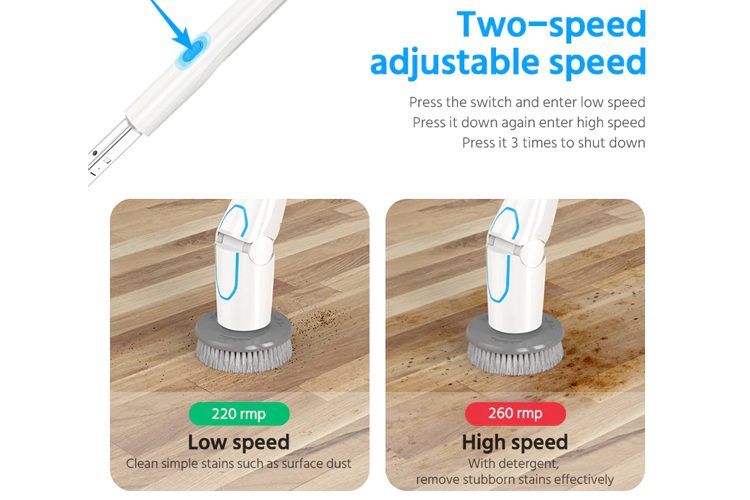 Goodpapa QXJ-C1 Electric Spin Scrubber Cleaner Carousel 4