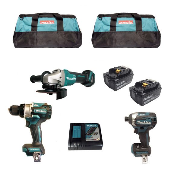 Makita Combo 3 Piece Premium Kit Brushless Carousel 1