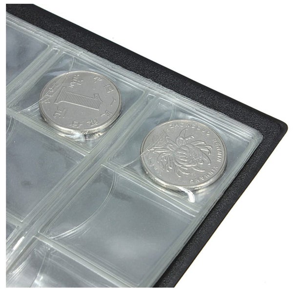 Coin Album Book Collection 120 Holders/Pockets Coins Carousel 8