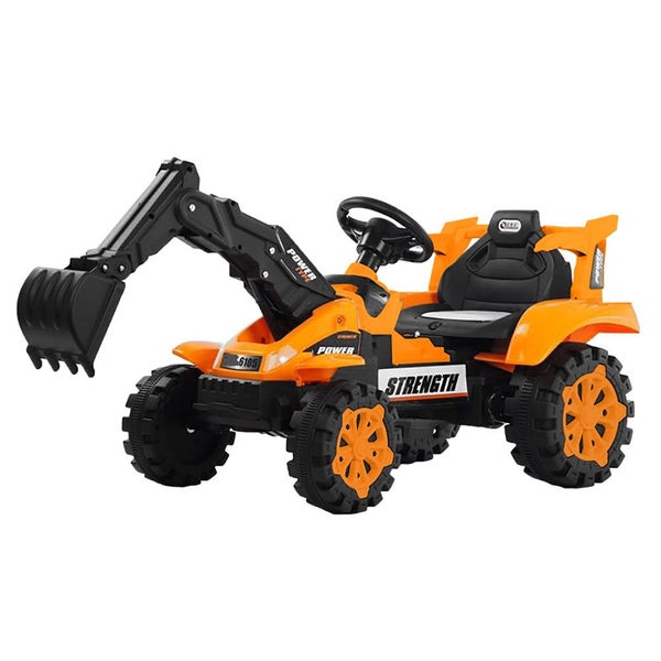 Lenoxx 6V Electric Ride On Outdoor Excavator Tractor Toy Kids Digger Farm 4y+ Carousel 1
