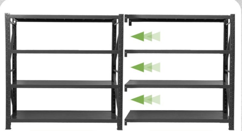 Additional Bay Shelving 2m x 0.6m x 2m Black *FREE DELIVERY WELLINGTON* Carousel 2