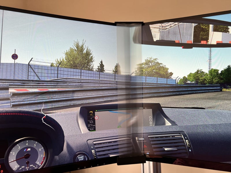 Triple monitor bezel free kit Carousel 2