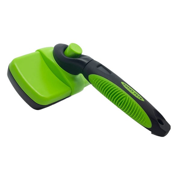 Cushy Pets Cat Dog Pet Hair Knot Dander Grooming Stainless Steel Brush Comb Rake Carousel 1