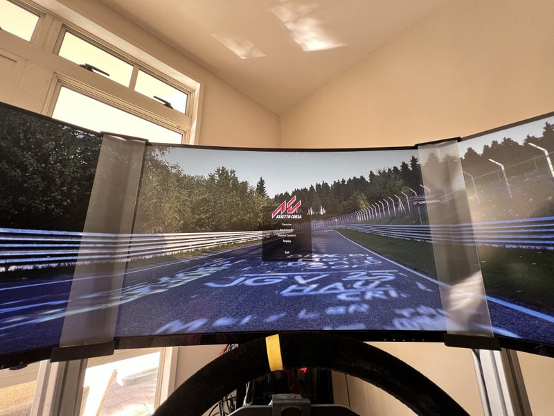 Triple monitor bezel free kit Carousel 1