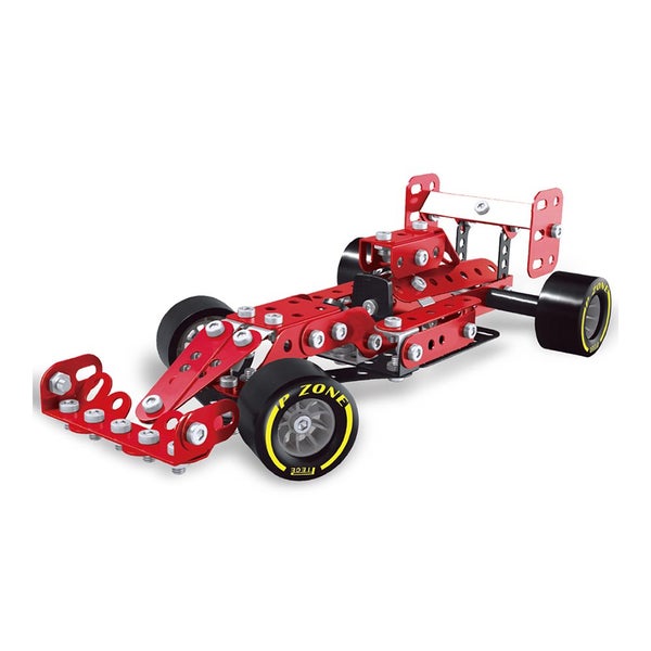 201pc Construct IT DIY Racing Car F1 Toy w Tools STEM Build Assembly Kit Kids 8+ Carousel 2