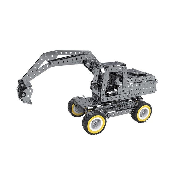 642pc Construct IT Platinum-X DIY Super Excavator Toy w Tools Build Kit Kids 8+ Carousel 3